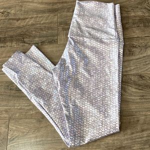 Emily Hsu purple mermaid leggings size M